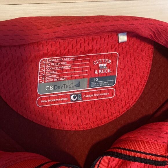 Cutter & Buck Women’s dry tech golf shirt shirt. Size Large - Picture 2 of 4